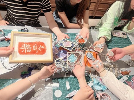 非遗活动助推五育并举—— tyc122cc太阳成集团国贸专业员工党支部开展非遗文化实践活动